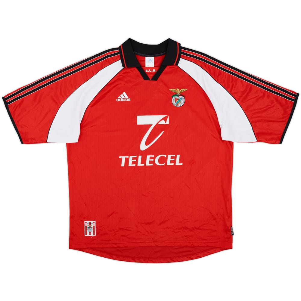 1999-00 Benfica European Home Shirt - 9/10 - (XL)