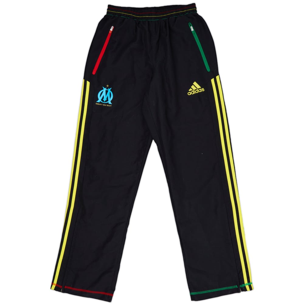 2010-11 Olympique Marseille adidas Track Pants/Bottoms - 8/10 - (M)