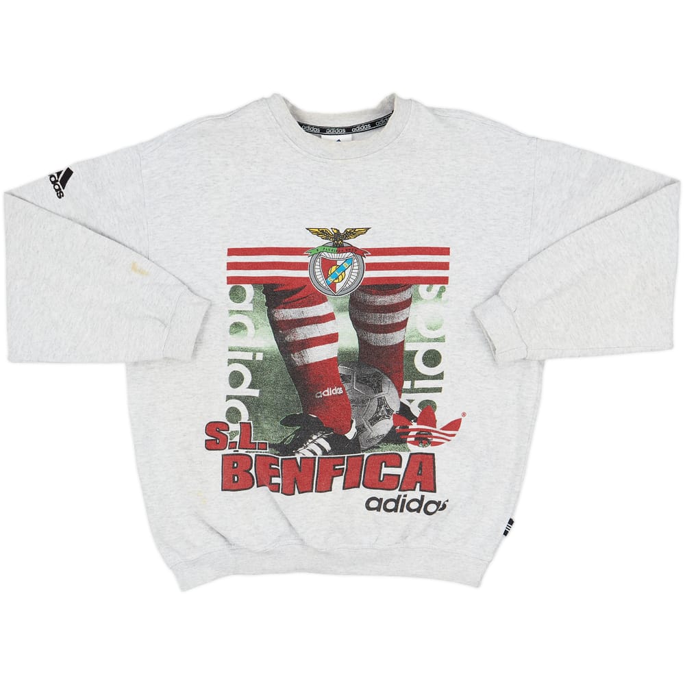1998-99 Benfica adidas Sweat Top - 8/10 - (M)