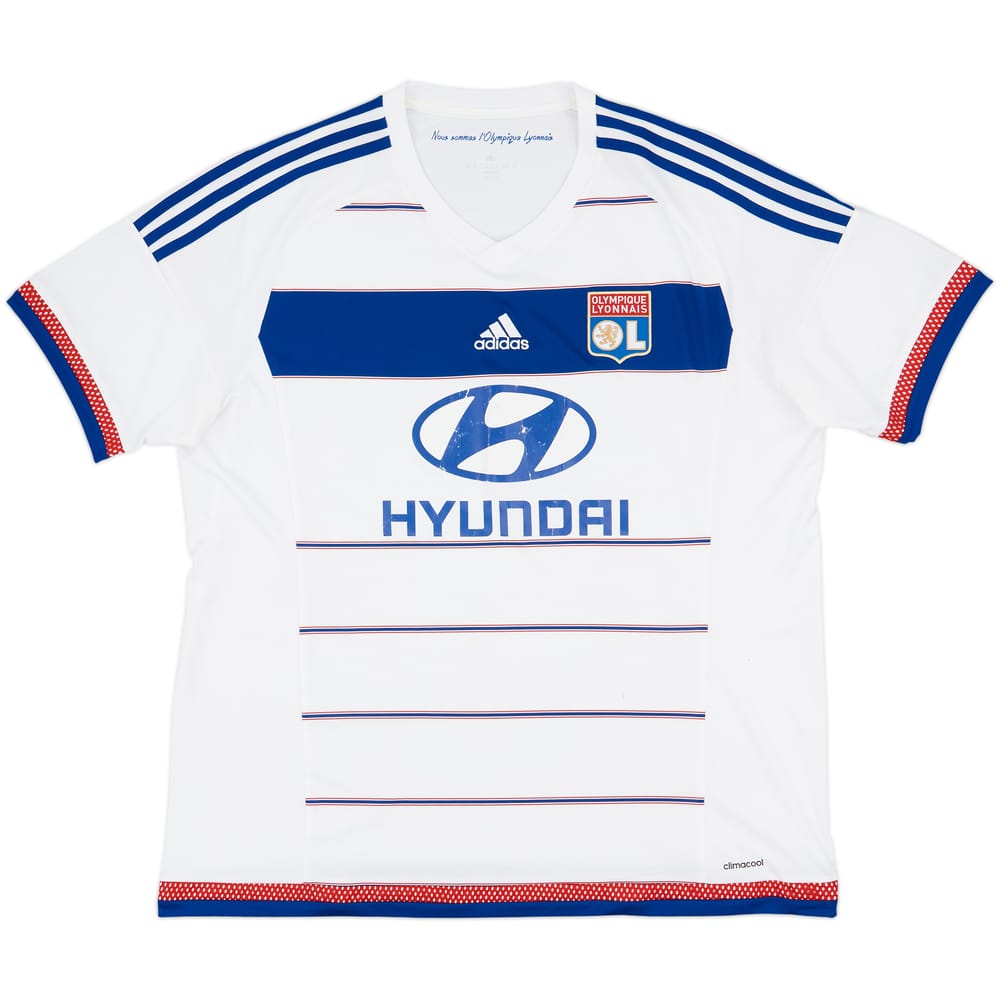 2015-16 Lyon Home Shirt - 5/10 - (XXL)
