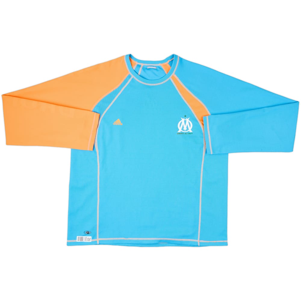 2007-08 Olympique Marseille adidas Reversible Sweat Top - 7/10 - (XL)