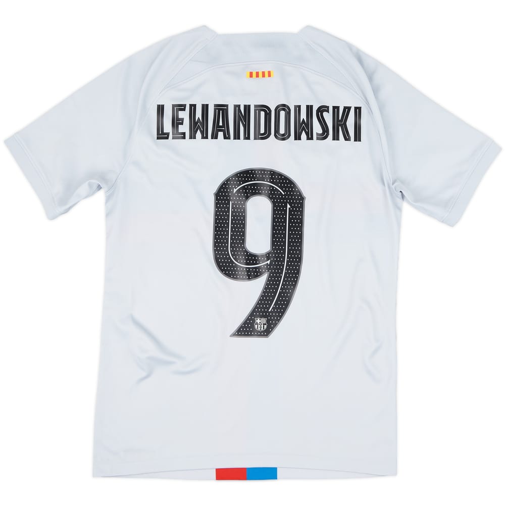2022-23 Barcelona Third Shirt Lewandowski #9 - 7/10 - (S)