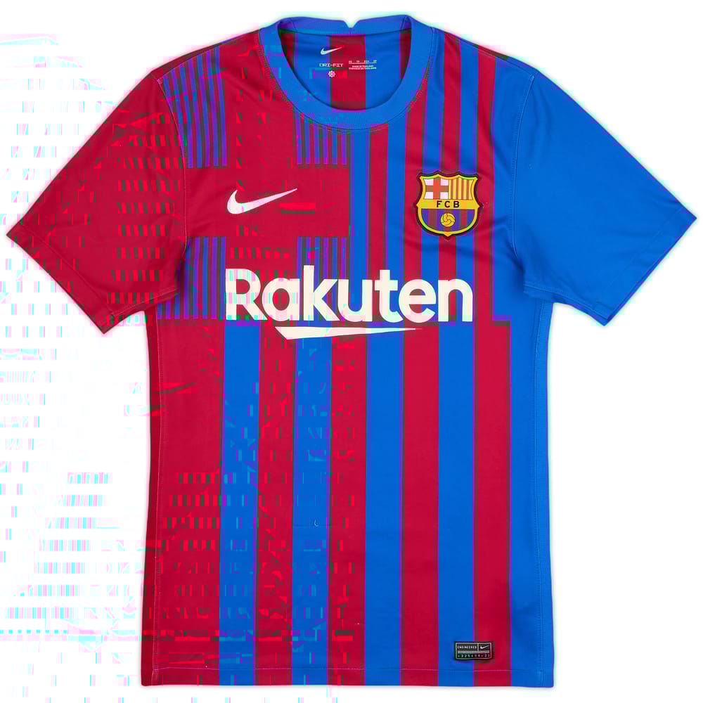2021-22 Barcelona Home Shirt - 8/10 - (XS)