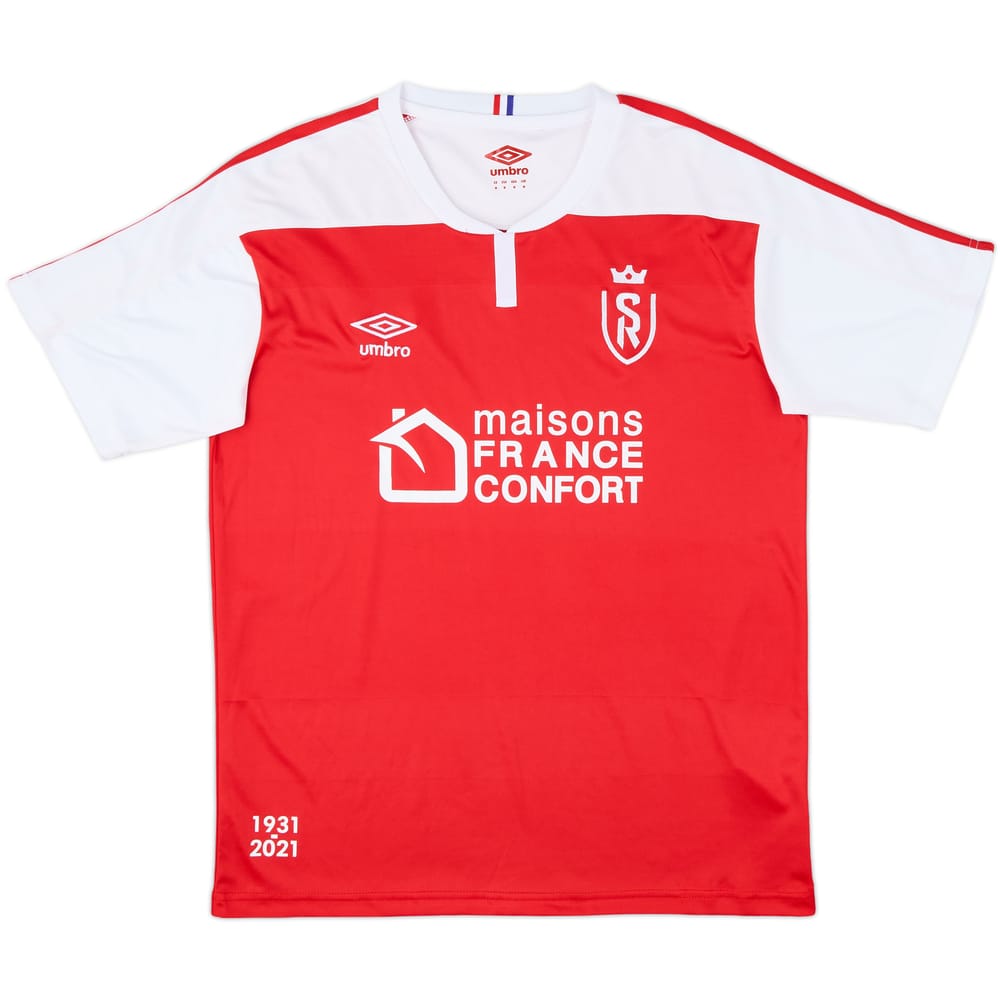 2020-21 Stade De Reims Home Shirt - 10/10 - (M)