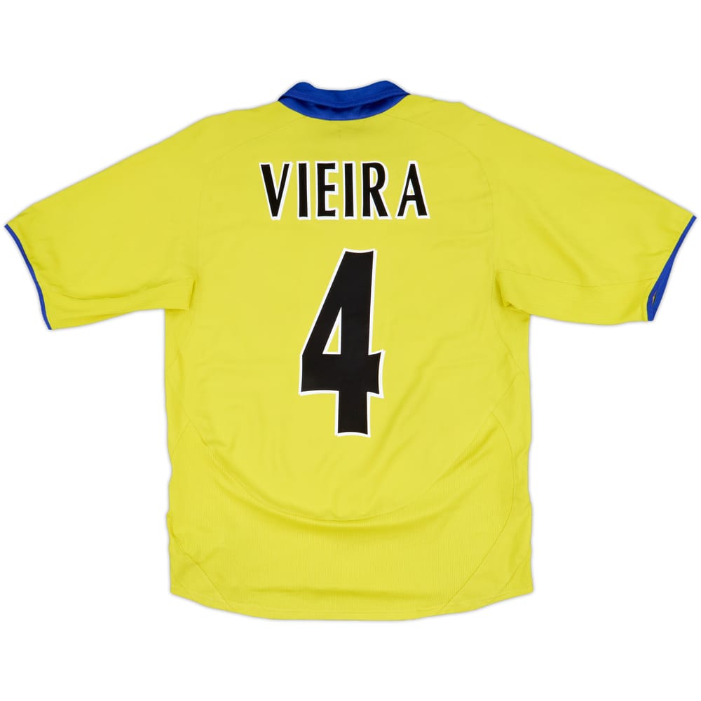 2003-05 Arsenal Away Shirt Vieira #4 - 5/10 - (S)