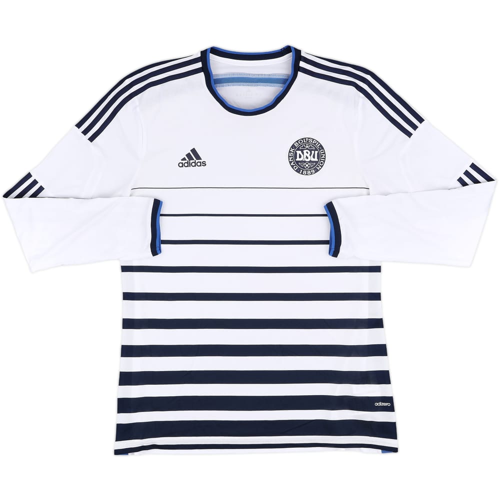 2014-15 Denmark Player Issue Away L/S Shirt - 7/10 - (XL)