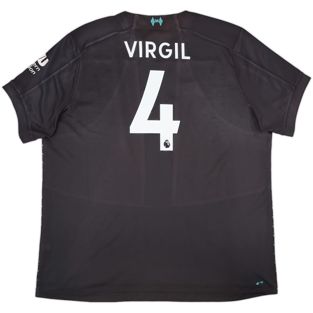 2019-20 Liverpool Third Shirt Virgil #4 - 7/10 - (XXL)