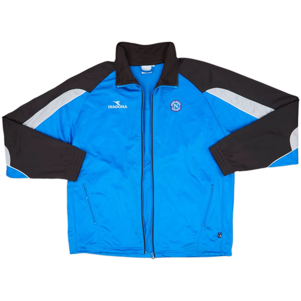 2002-03 Napoli Diadora Track Jacket - 4/10 - (XL)