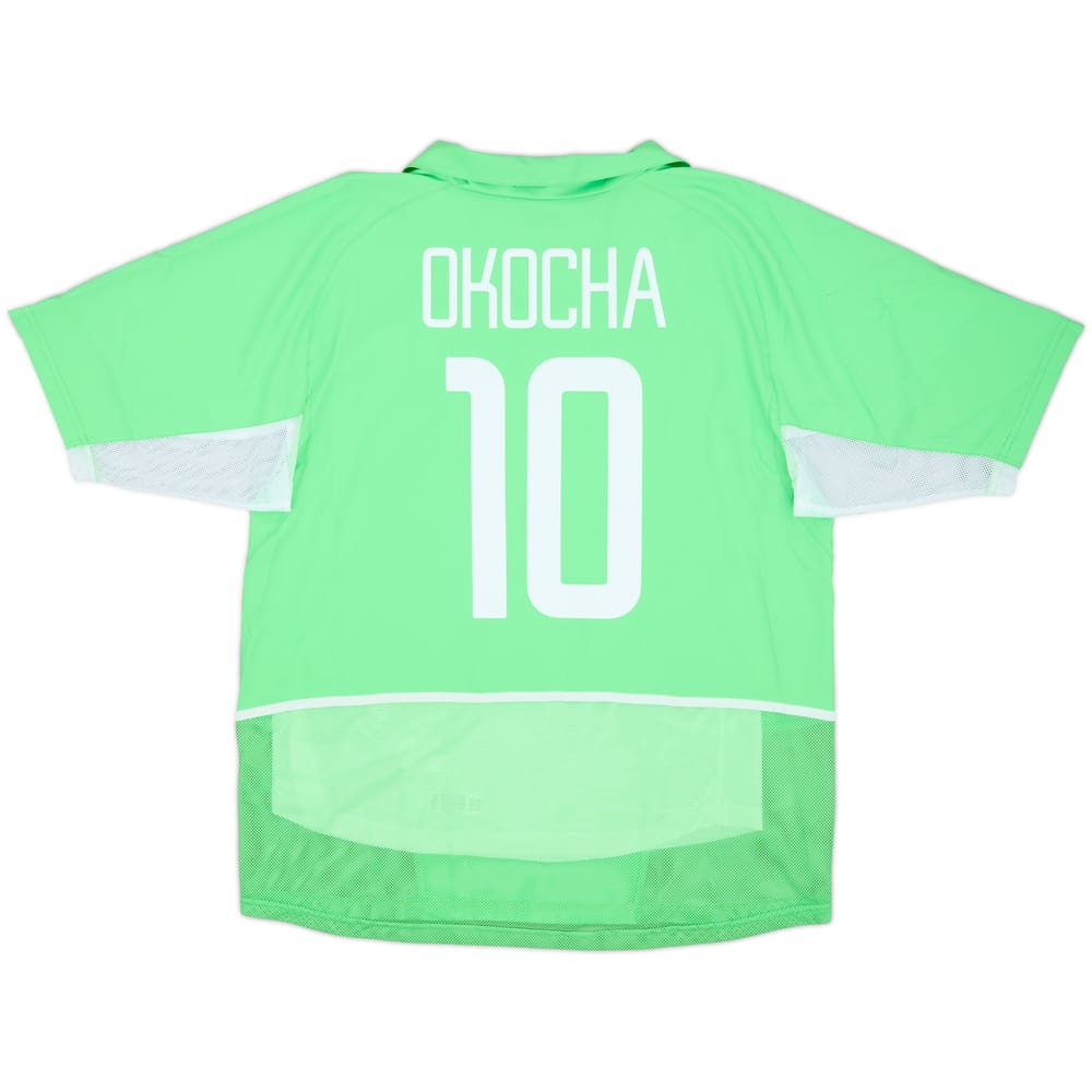 2002-04 Nigeria Player Issue Home Shirt Okocha #10 - 10/10 - (L)