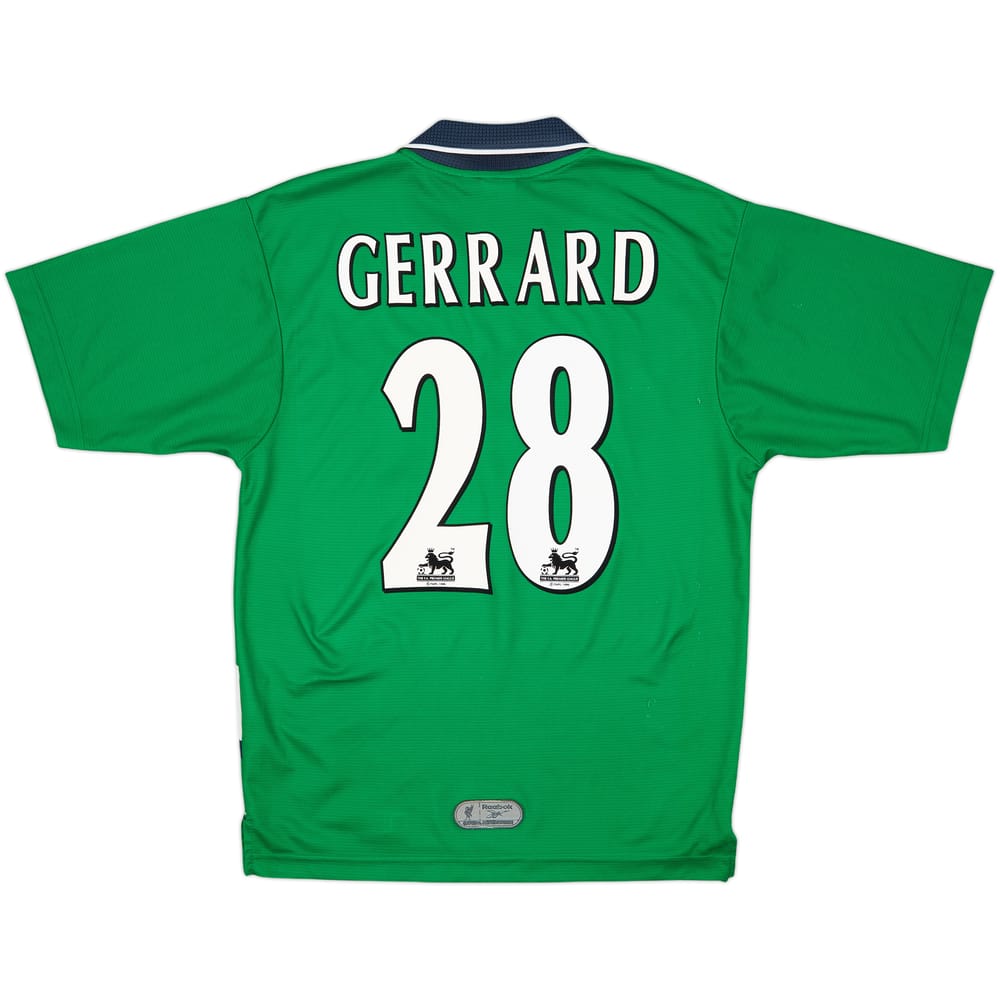 1999-00 Liverpool Away Shirt Gerrard #28 - 7/10 - (S)