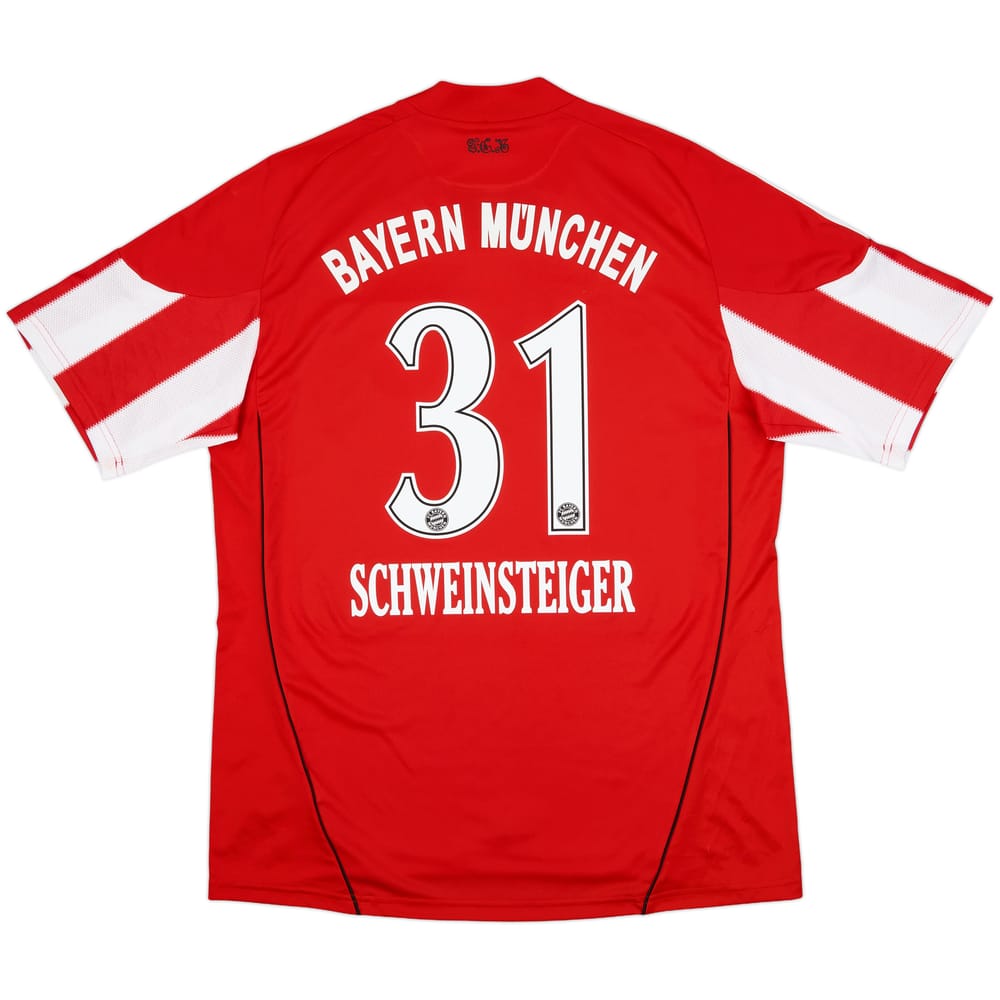 2010-11 Bayern Munich Home Shirt Schweinsteiger #31 - 6/10 - (L)