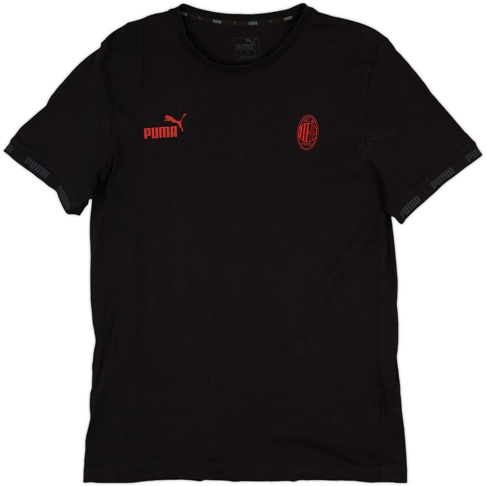 2019-20 AC Milan Puma Cotton Tee - 9/10 - (M)