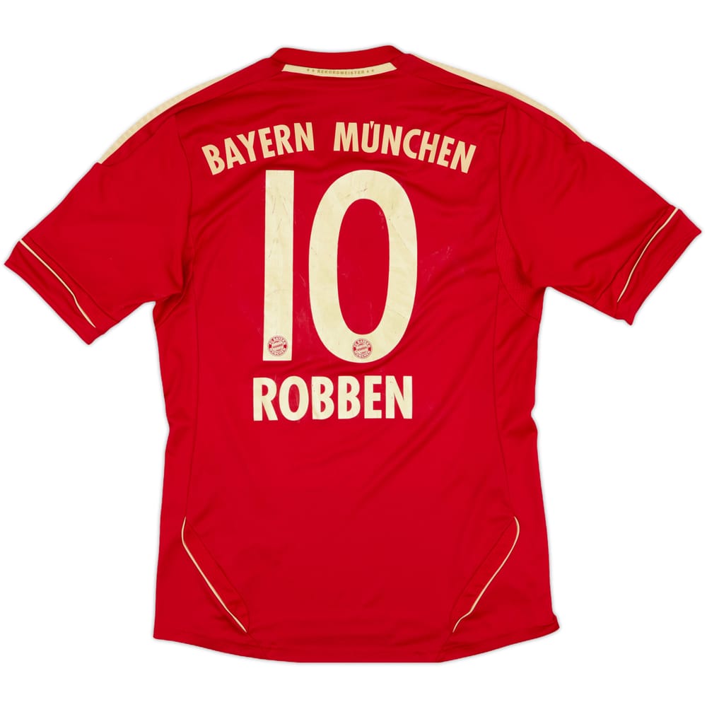 2011-13 Bayern Munich Home Shirt Robben #10 - 4/10 - (S)