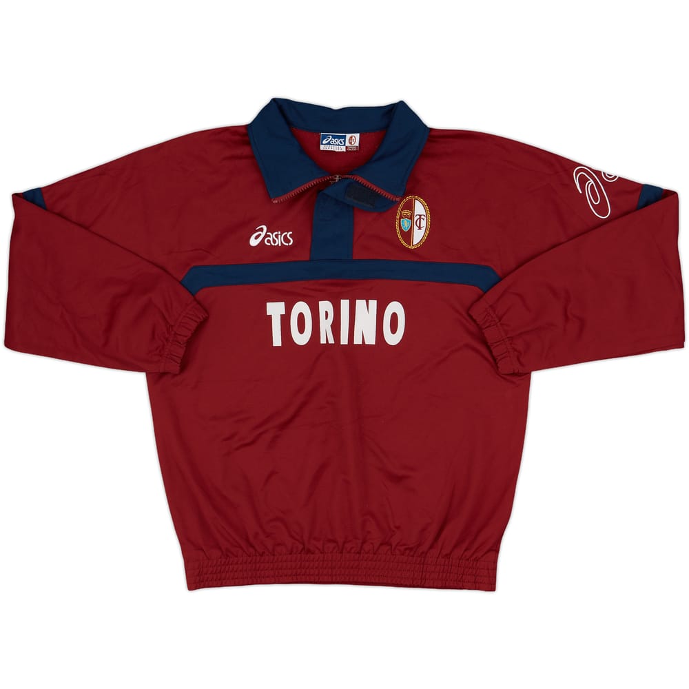 2001-02 Torino Asics 1/4 Zip Training Top - 9/10 - (L.Boys)