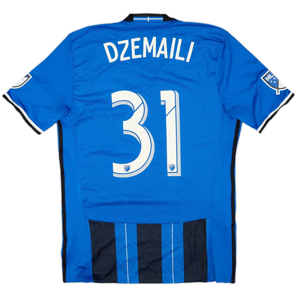 2017 Montreal Impact Authentic Home Shirt Dzemaili #31 - 7/10 - (L)