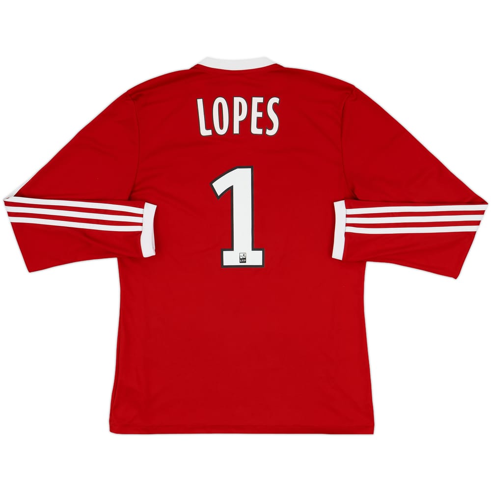2014-15 Lyon GK Shirt Lopes #1 - 6/10 - (M)