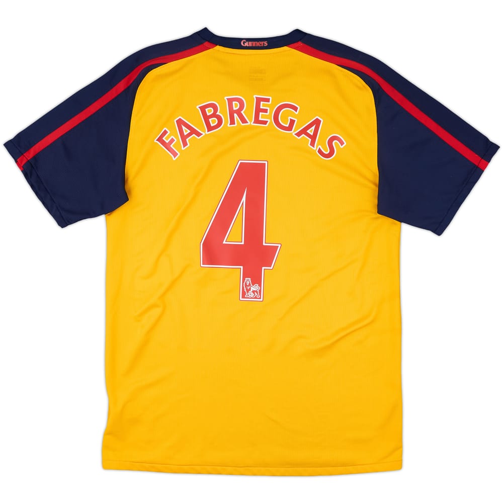 2008-09 Arsenal Away Shirt Fabregas #4 - 6/10 - (S)