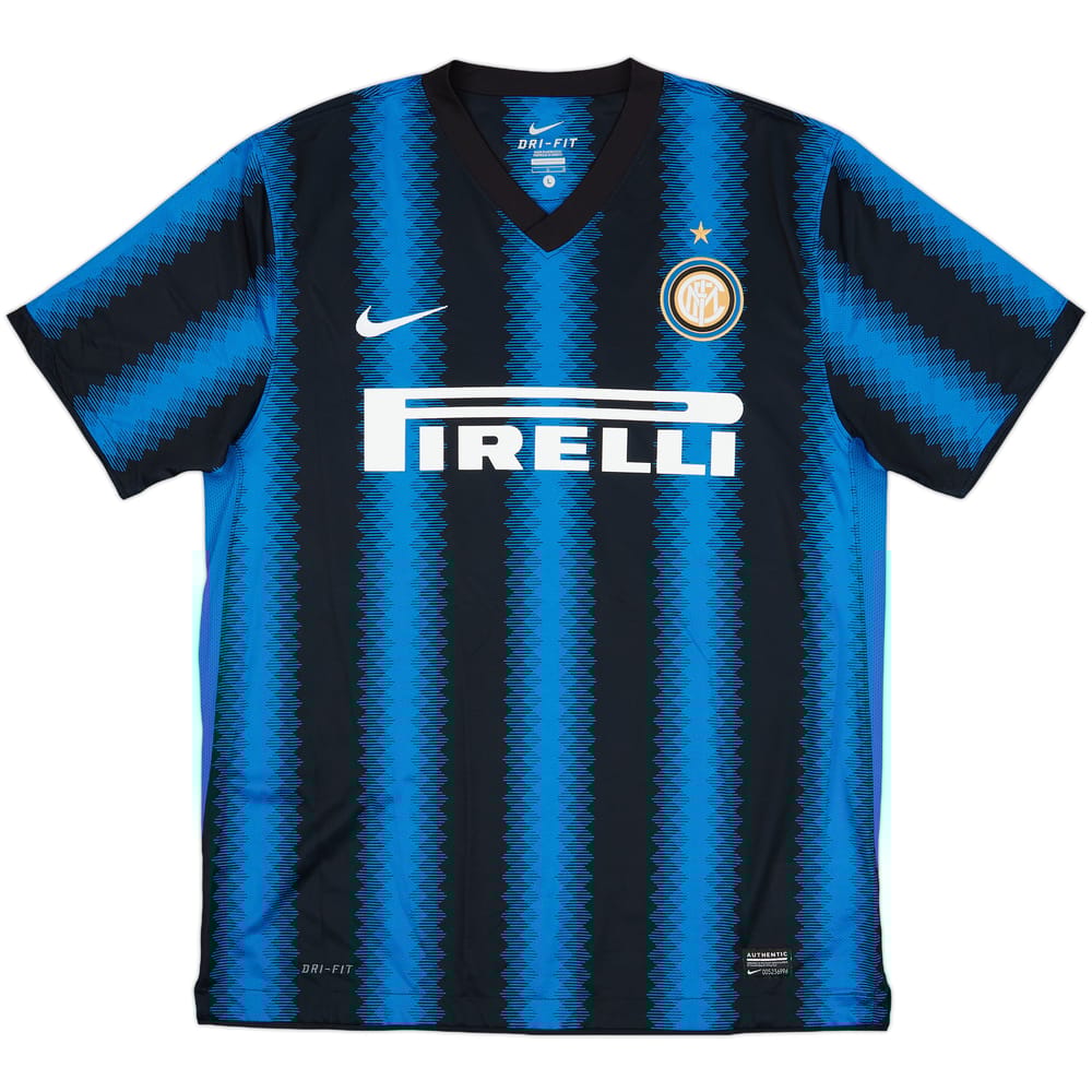 2010-11 Inter Milan Home Shirt - 10/10 - (L)