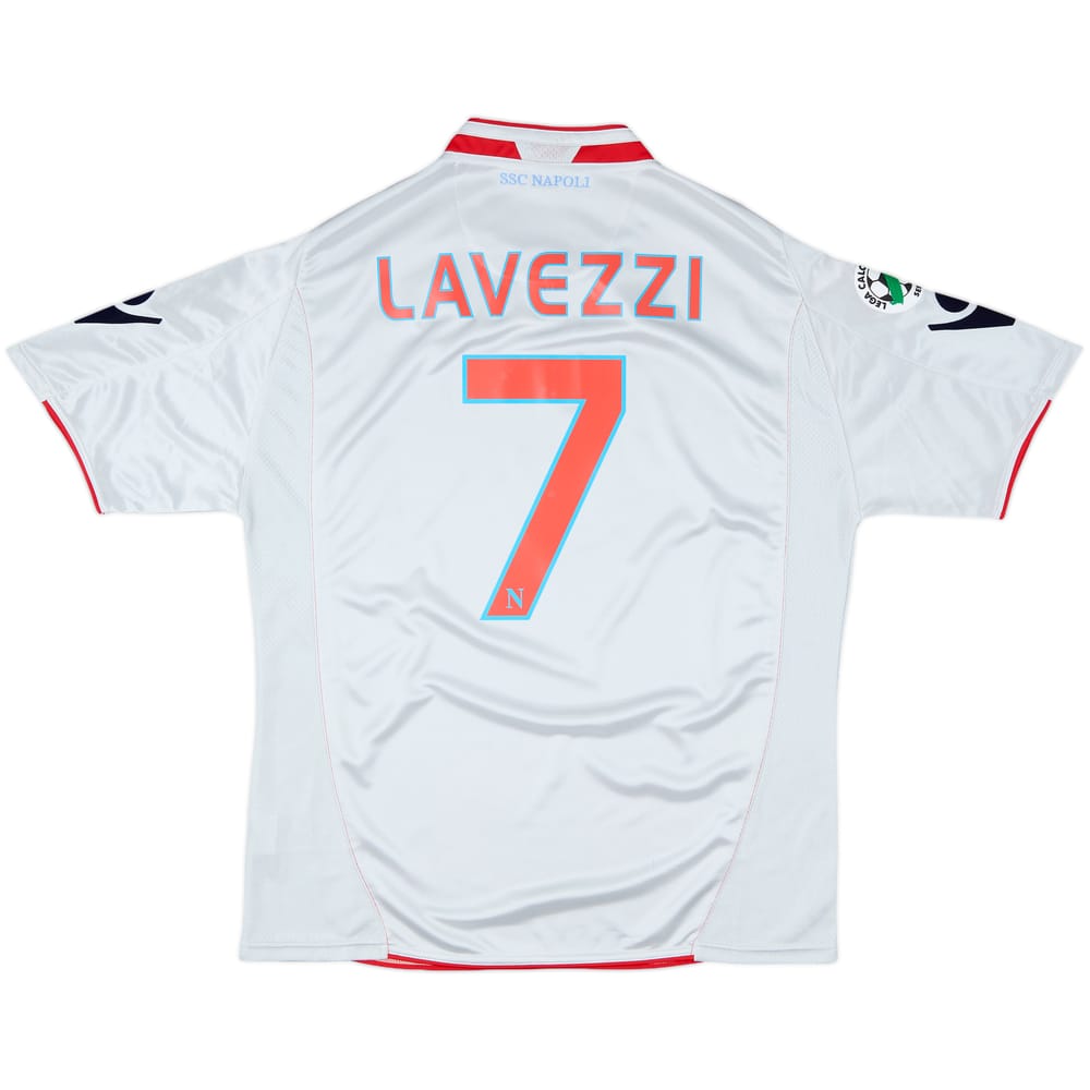 2009-10 Napoli Away Shirt Lavezzi #7 - 8/10 - (L)