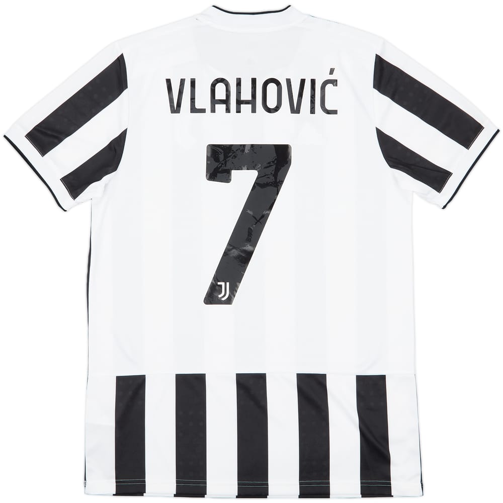 2021-22 Juventus Home Shirt Vlahovic #7 - 10/10 - (M)