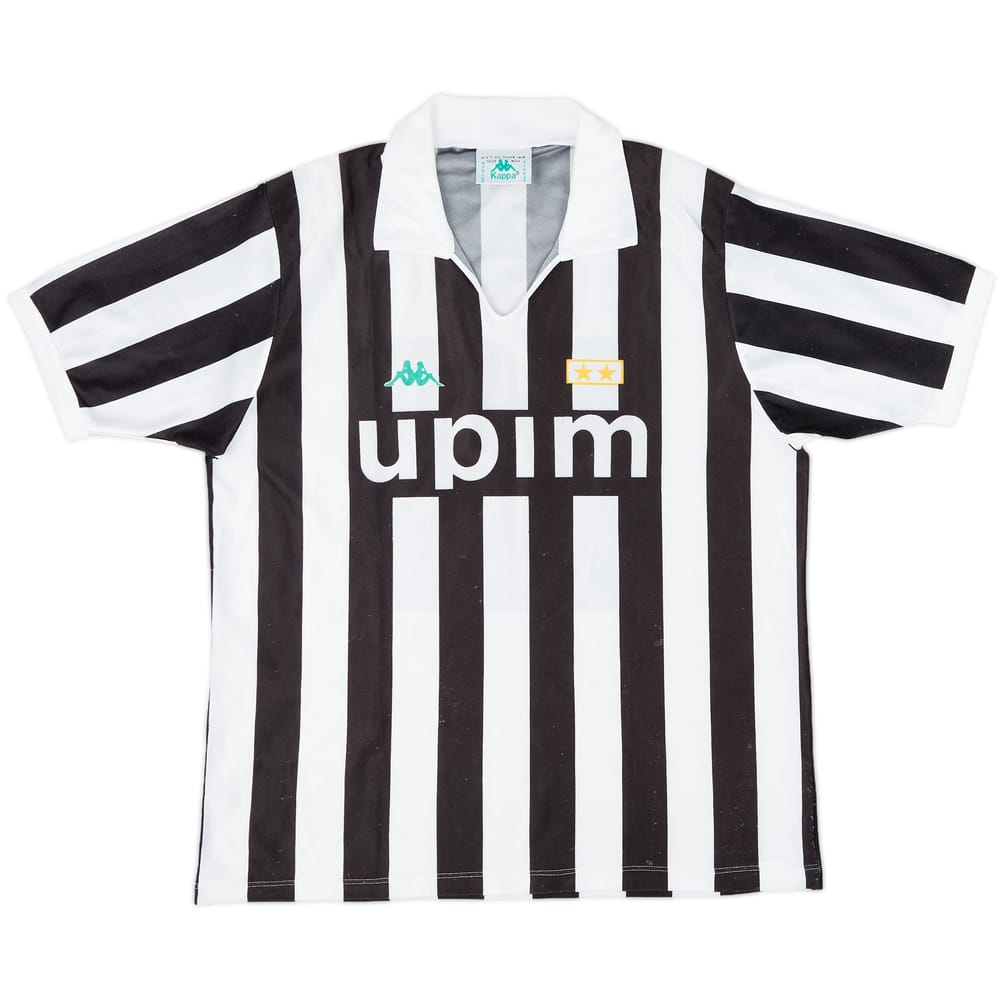 1991-92 Juventus Home Shirt - 8/10 - (L)