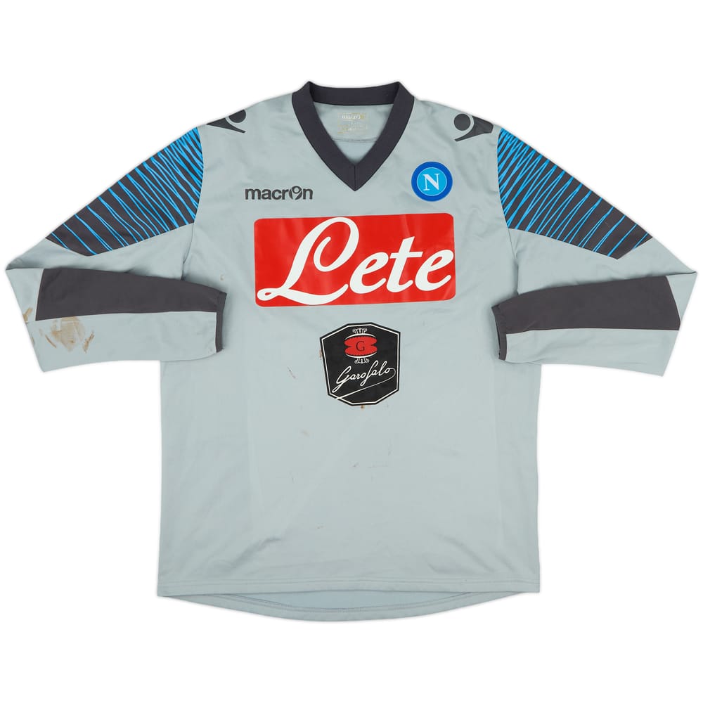 2011-12 Napoli Macron Drill Top - 7/10 - (L)