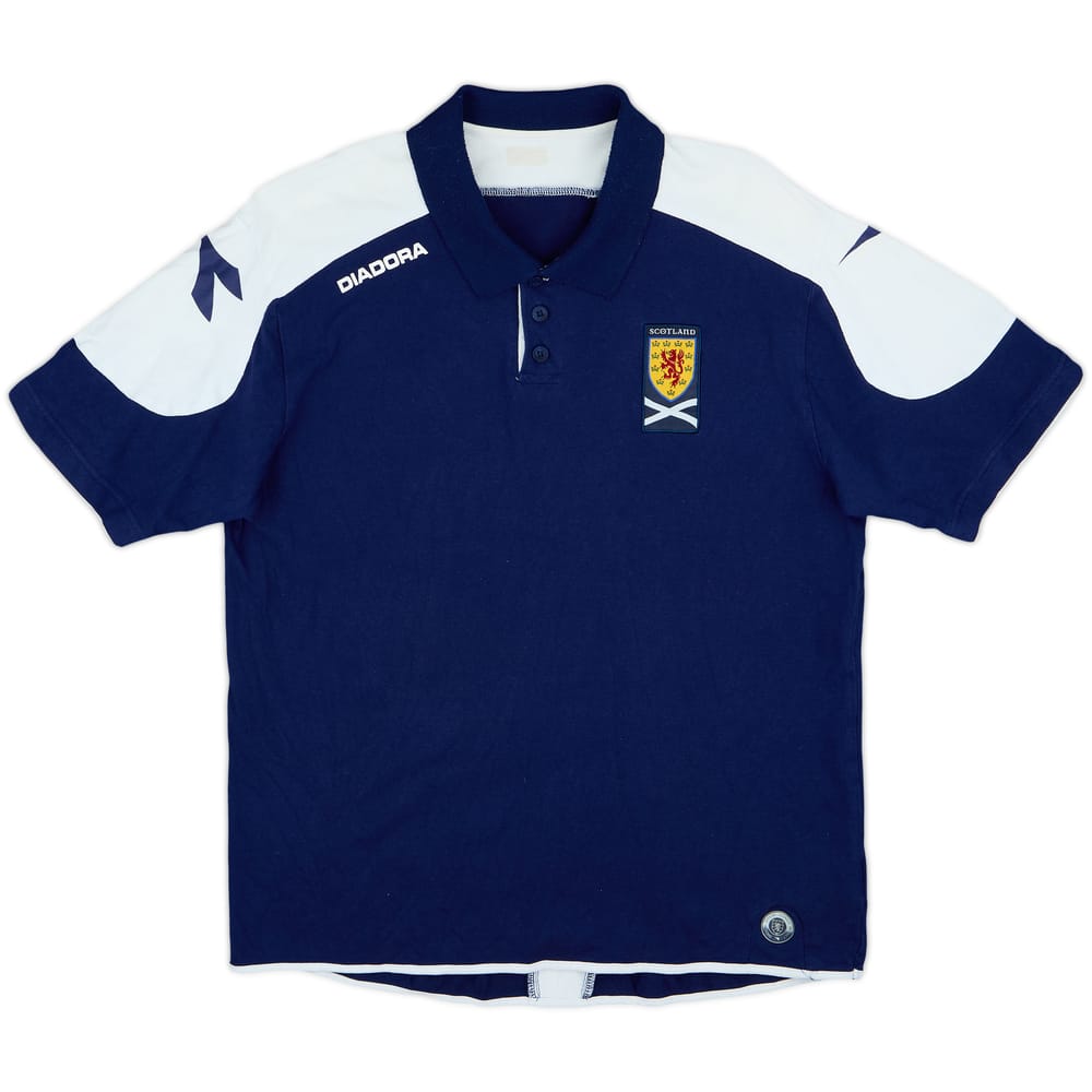 2005-07 Scotland Diadora Polo Shirt - 6/10 - (M)
