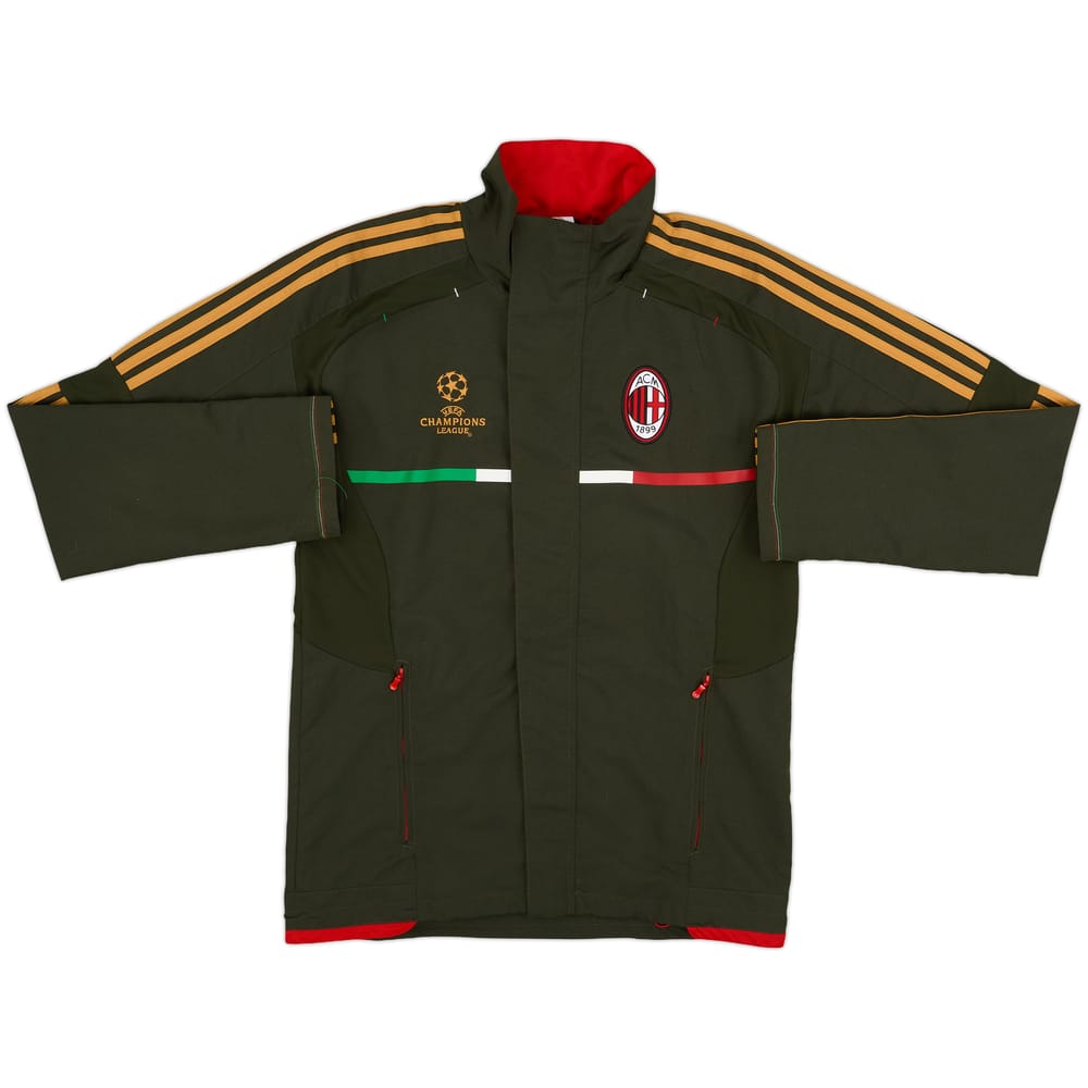 2011-12 AC Milan CL adidas Track Jacket - 8/10 - (S)