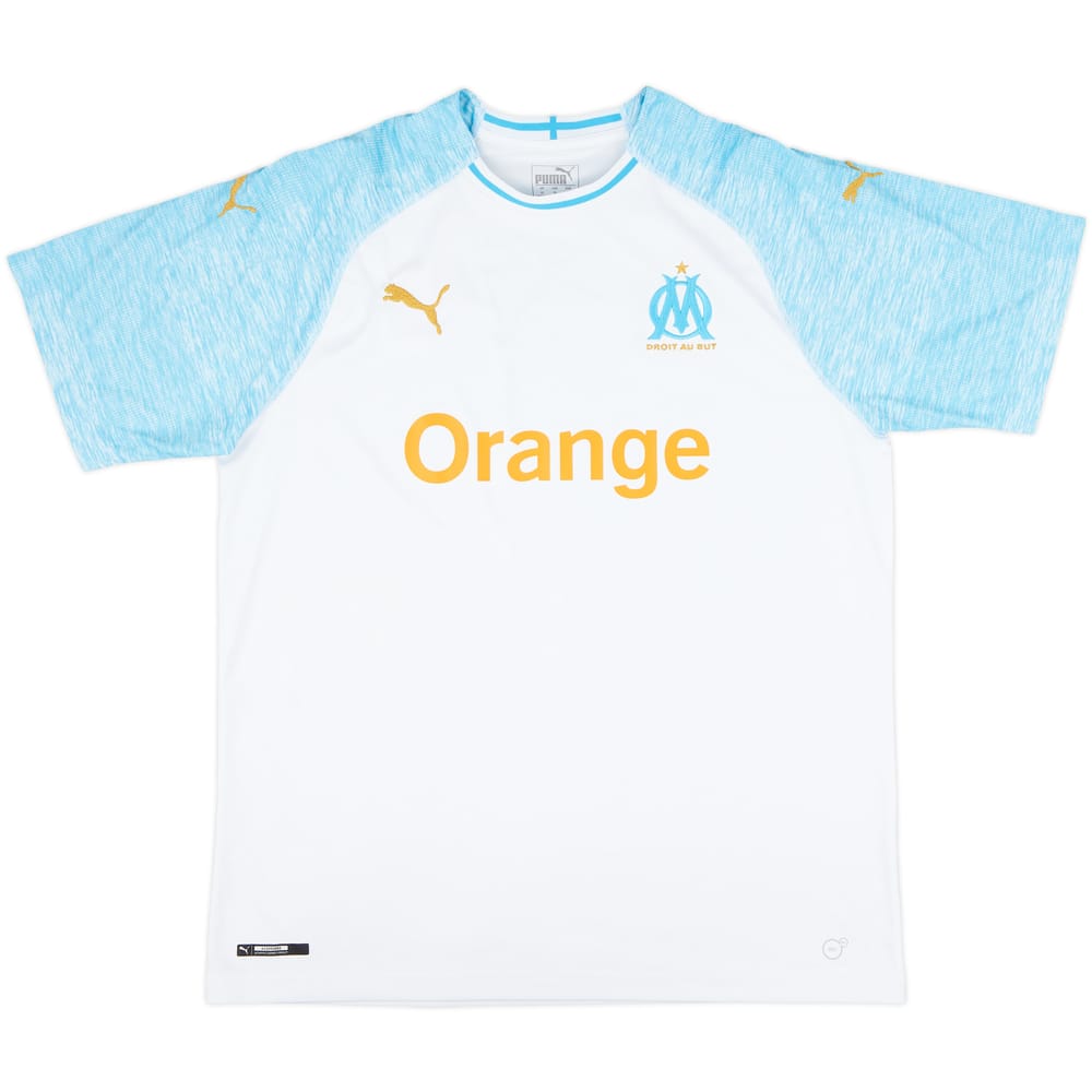 2018-19 Olympique Marseille Home Shirt - 7/10 - (XL)