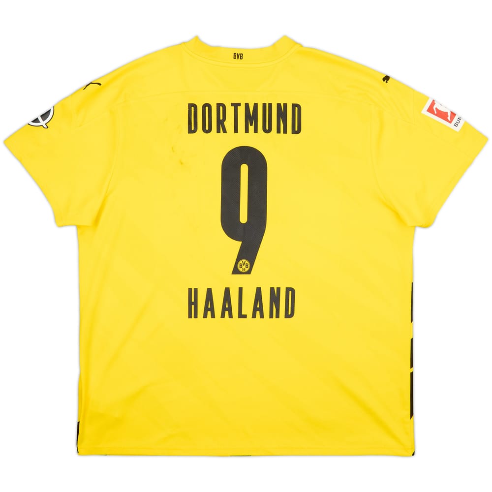 2020-21 Borussia Dortmund Home Shirt Haaland #9 - 6/10 - (3XL)