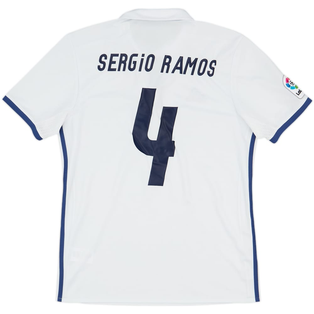2016-17 Real Madrid Home Shirt Sergio Ramos #4 - 6/10 - (M)