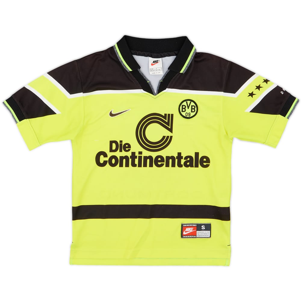1997-98 Borussia Dortmund Home Shirt Champions League Sieger '97 - 8/10 - (S.Boys)