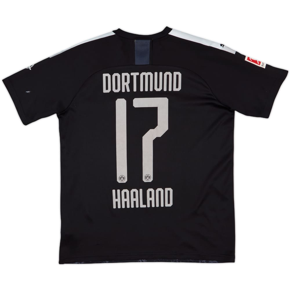 2019-20 Borussia Dortmund Away Shirt Haaland #17 - 7/10 - (XL.Boys)