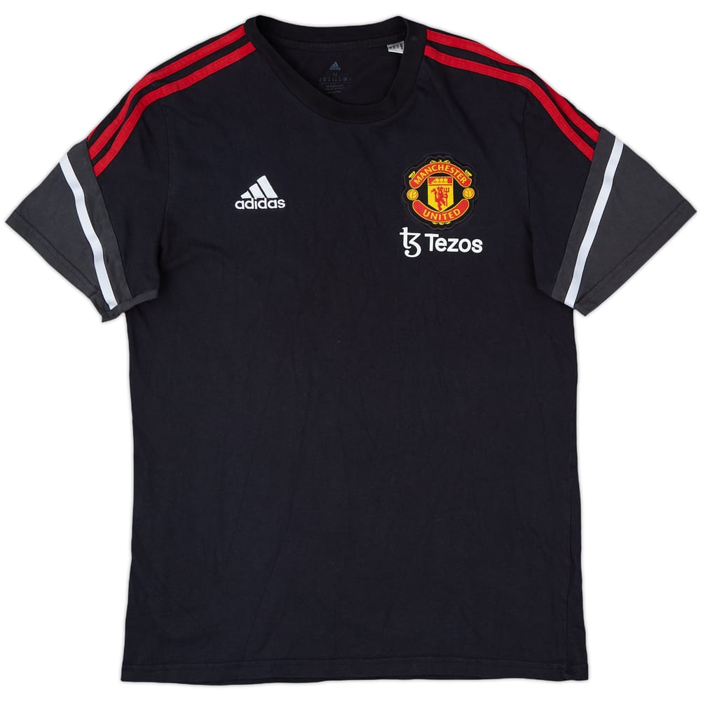 2022-23 Manchester United adidas Cotton Tee - 9/10 - (M)