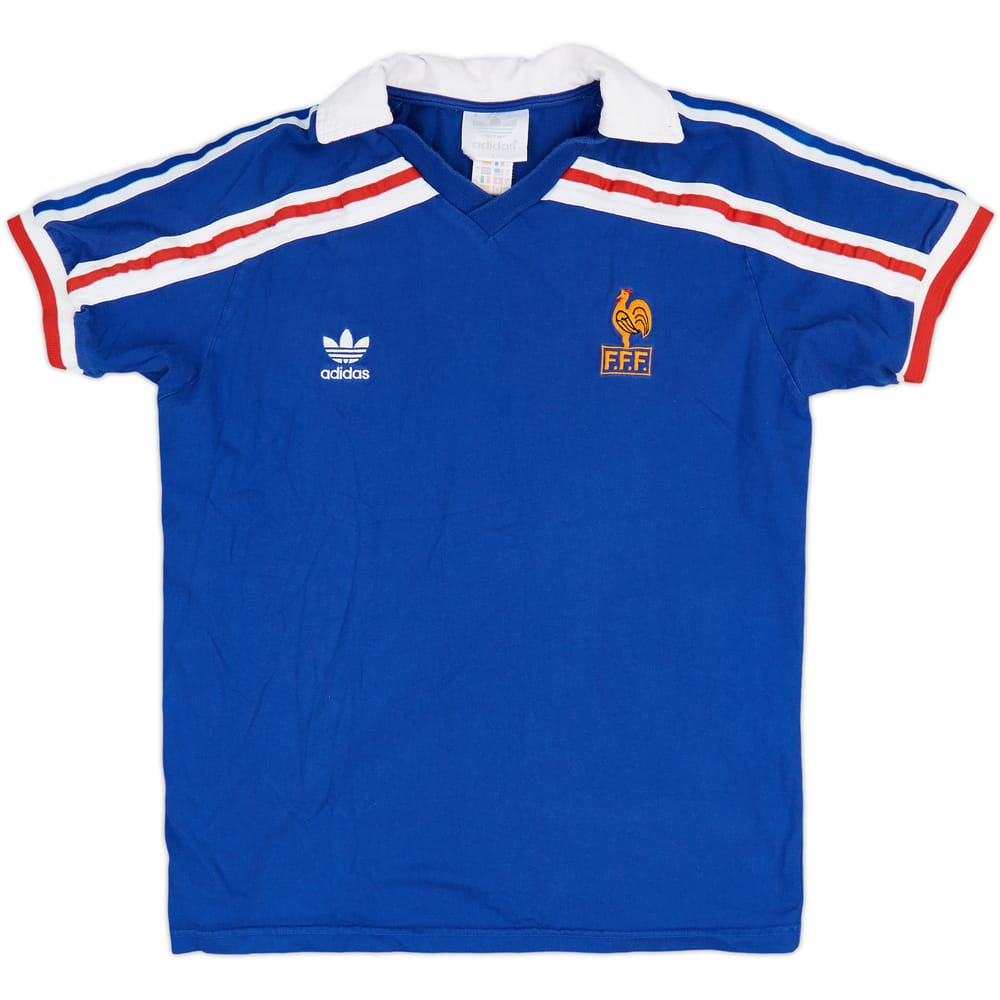 1996 France 1985-90 Retro Home Shirt - 8/10 - (L)