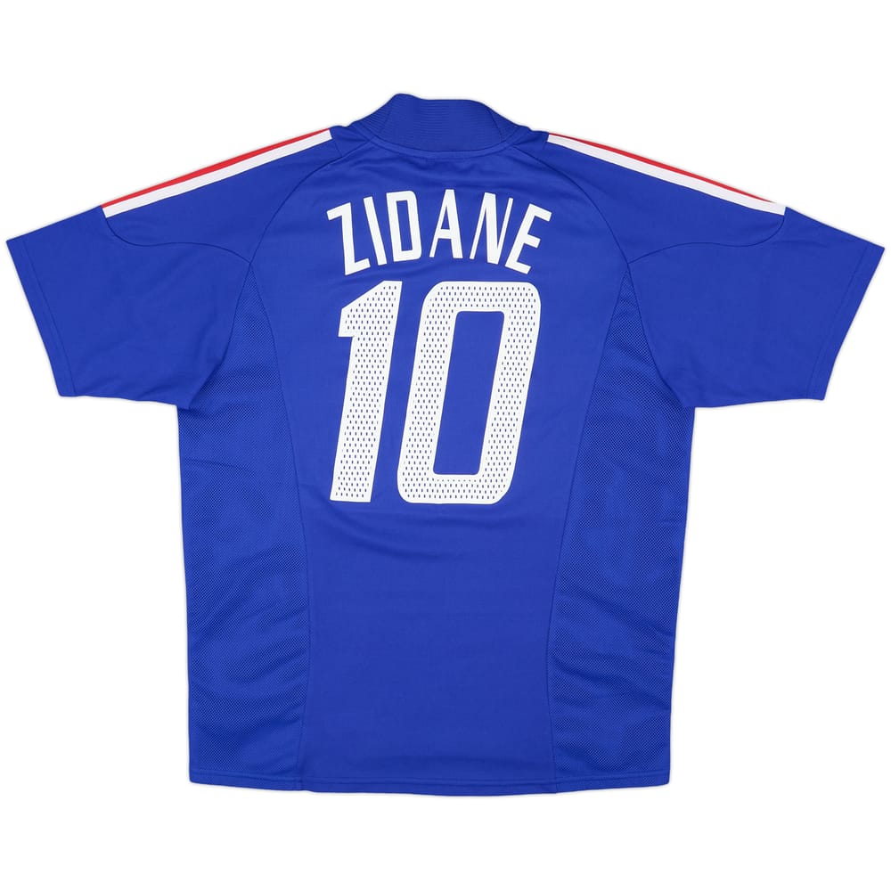 2002-04 France Home Shirt Zidane #10 - 8/10 - (M)