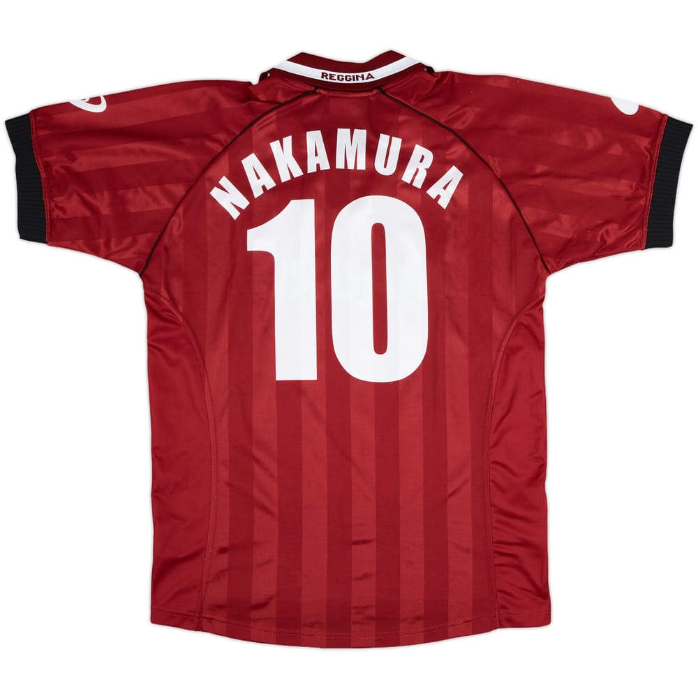 2002-03 Reggina Home Shirt Nakamura #10 - 9/10 - (M)
