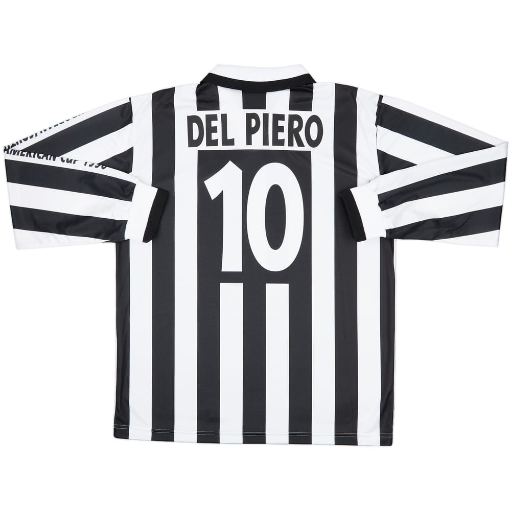 1996 Juventus Continental Cup Home L/S Shirt Del Piero #10 - 10/10 - (XL)