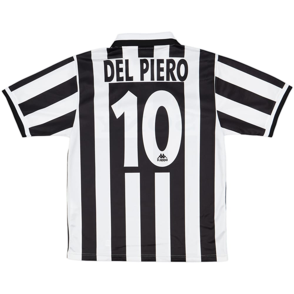 1995-97 Juventus Home Shirt Del Piero #10 - 8/10 - (M)