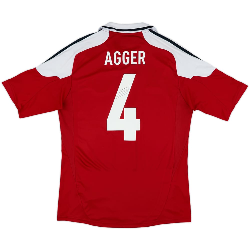2012-13 Denmark Home Shirt Agger #4 - 6/10 - (M)