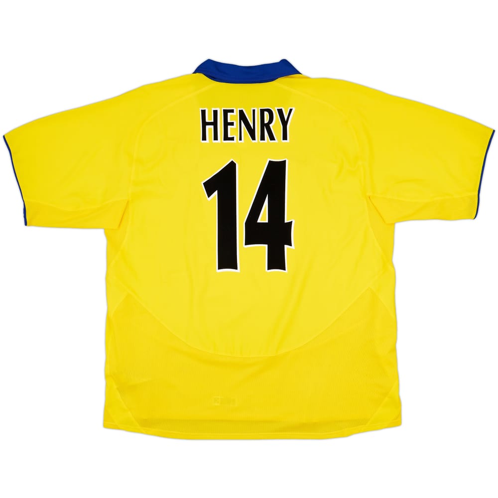 2003-05 Arsenal Away Shirt Henry #14 - 7/10 - (XXL)