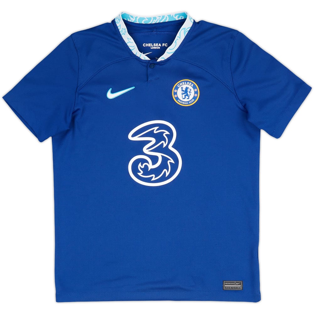 2022-23 Chelsea Home Shirt - 8/10 - (L.Boys)