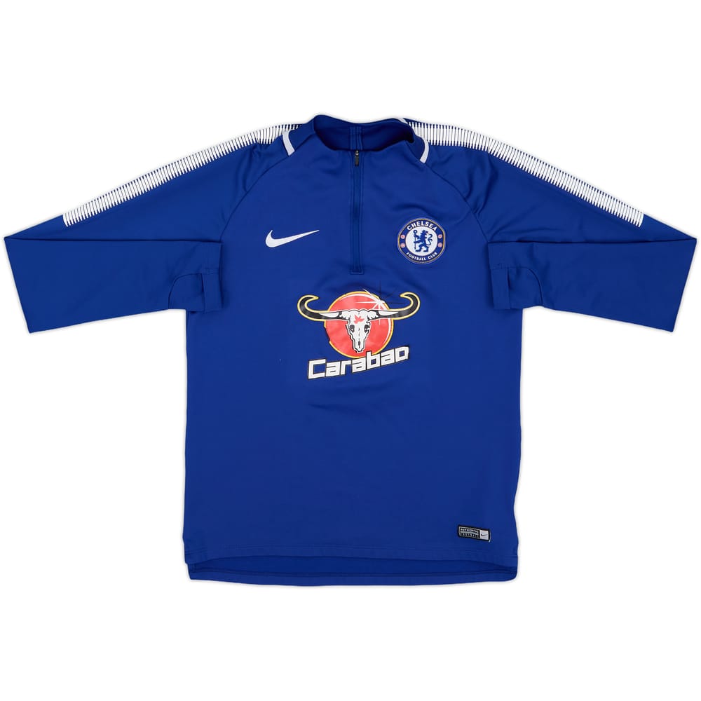 2017-18 Chelsea Nike 1/4 Zip Drill Top - 5/10 - (S)