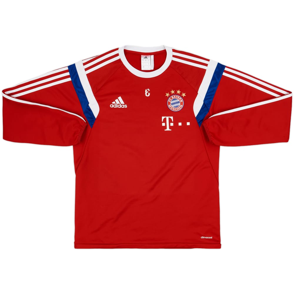 2014-15 Bayern Munich Player Issue adidas Sweat Top #6 - 6/10 - (M)