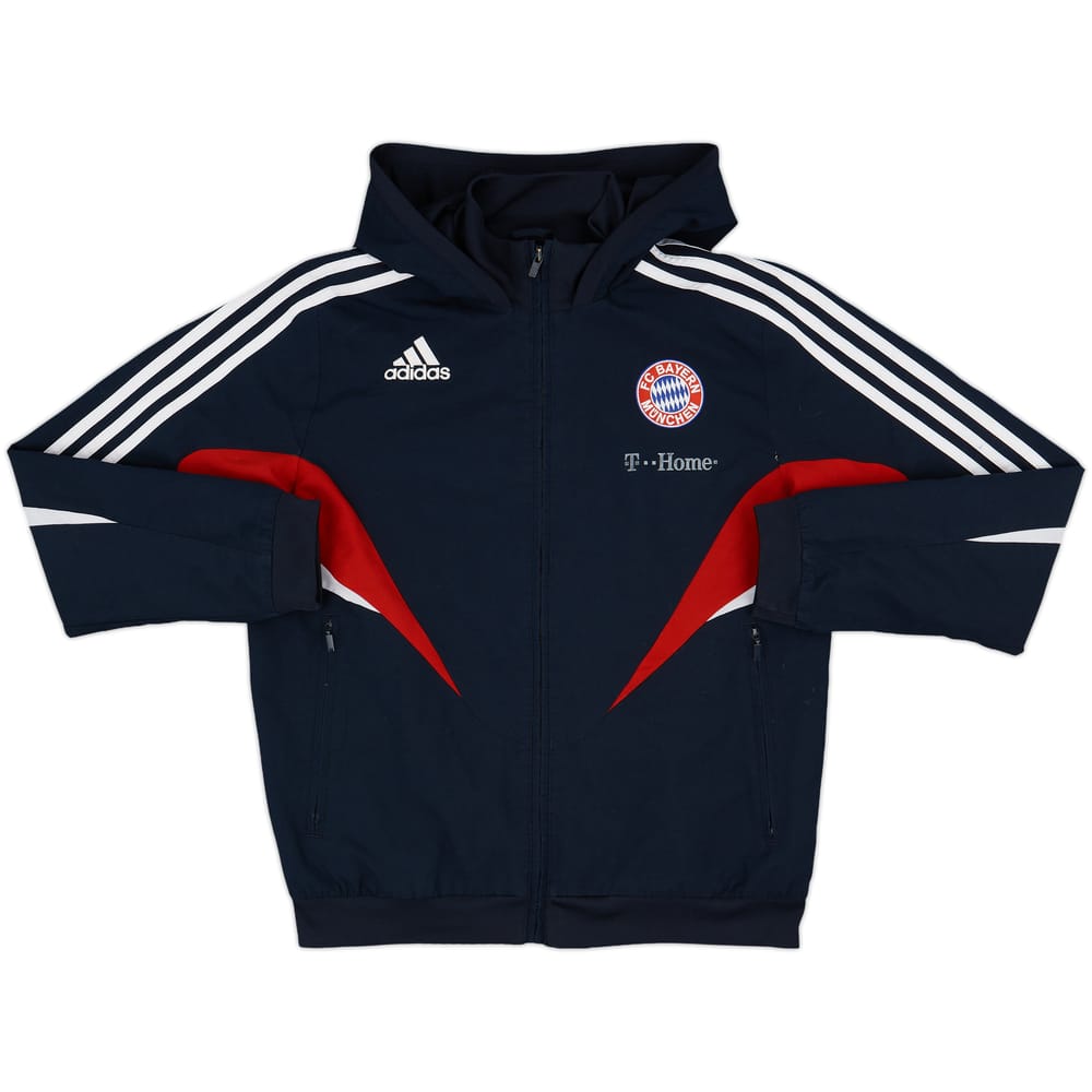 2008-09 Bayern Munich adidas 1/4 Zip Track Jacket - 6/10 - (XL.Boys)