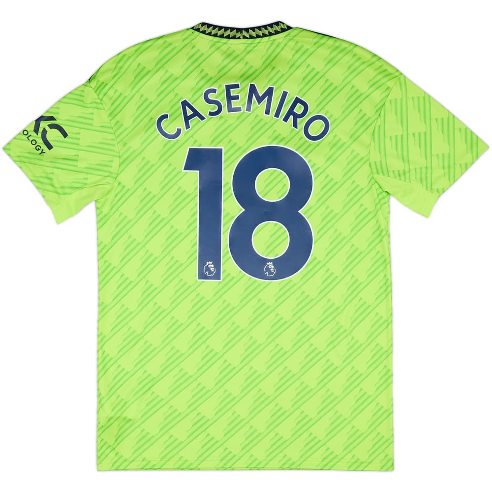 2022-23 Manchester United Third Shirt Casemiro #18 - 9/10 - (M)