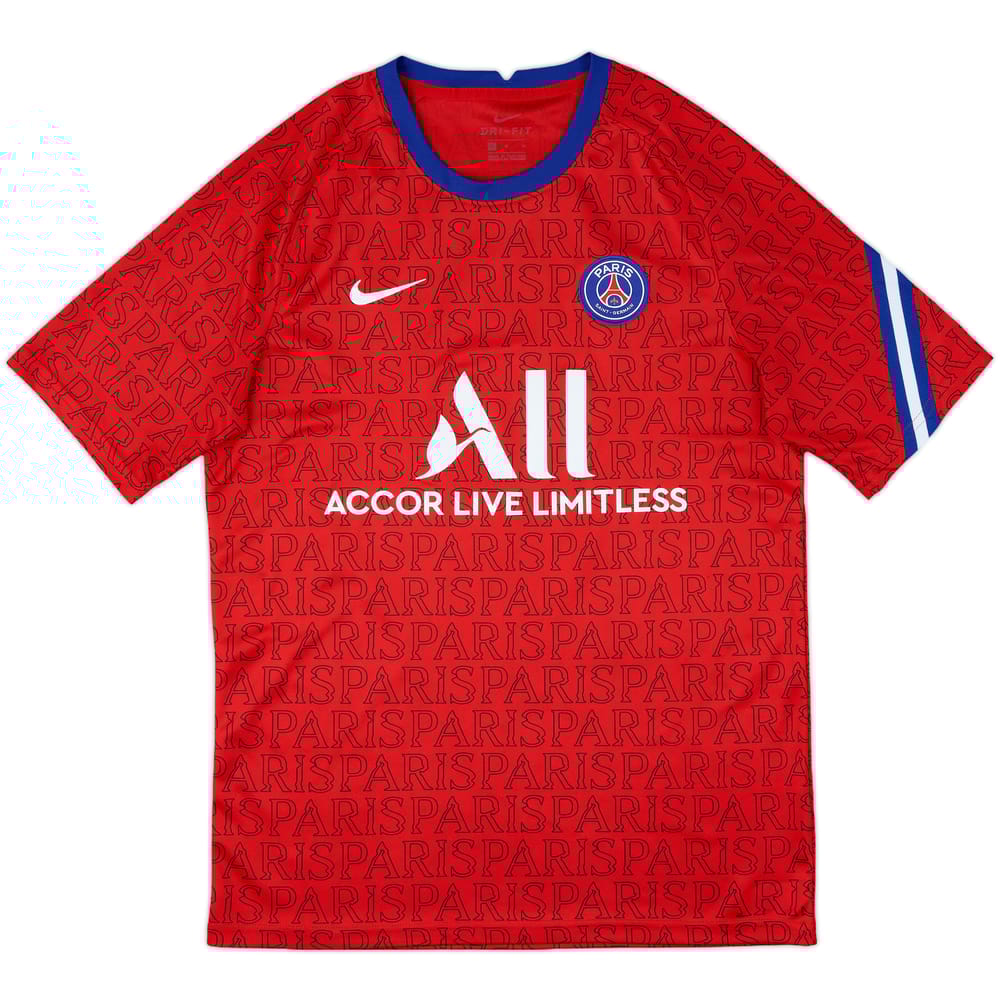 2020-21 Paris Saint-Germain Nike Training Shirt - 8/10 - (M)