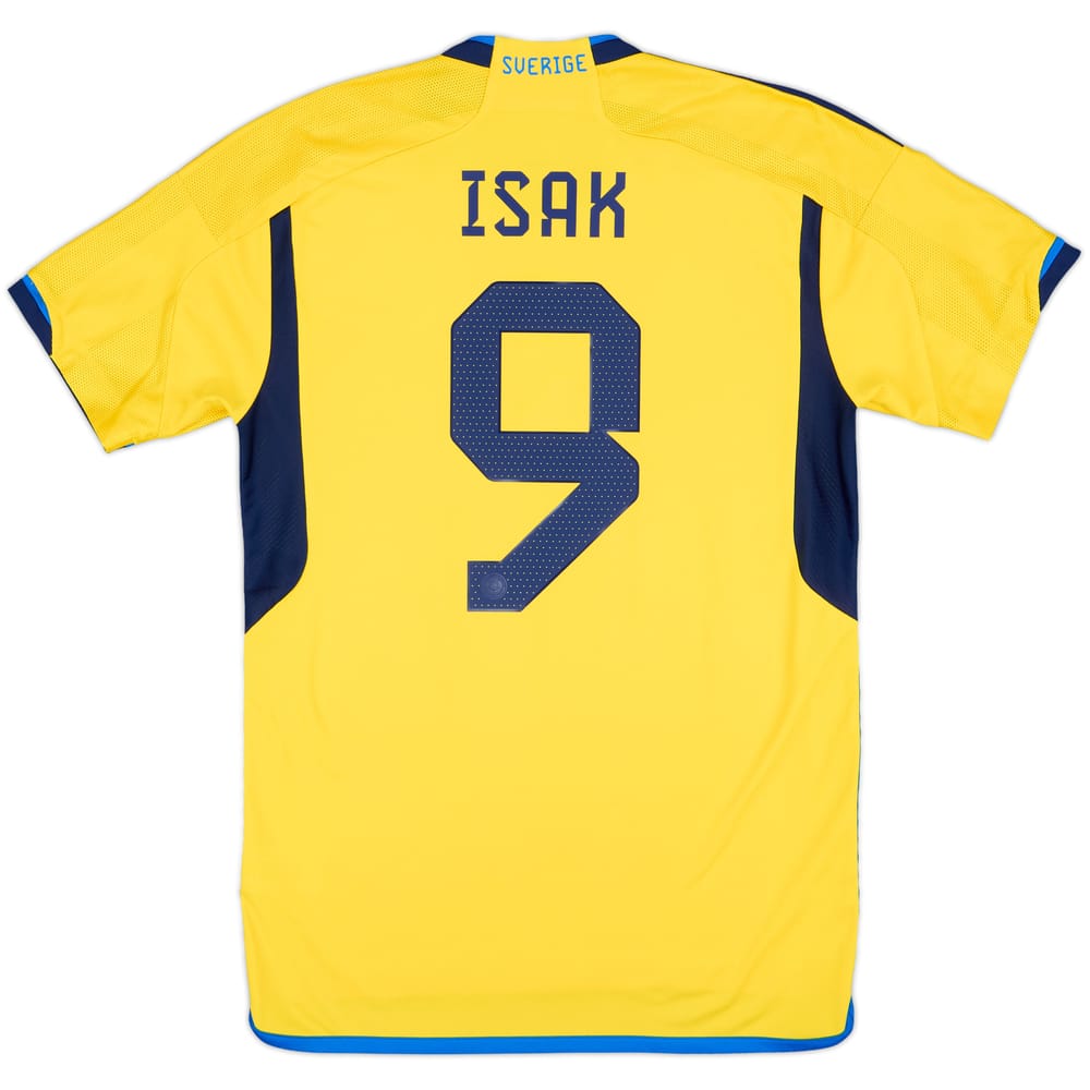 2022-23 Sweden Home Shirt Isak #9 - 9/10 - (M)