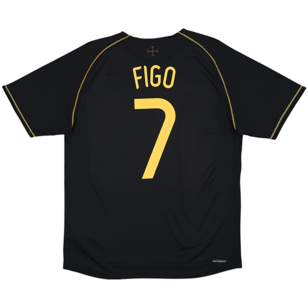 2006-07 Portugal Away Shirt Figo #7 - 8/10 - (L)