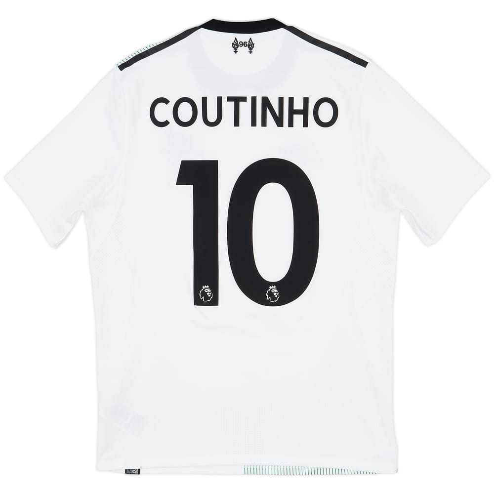 2017-18 Liverpool Away Shirt Coutinho #10 - 9/10 - (S)